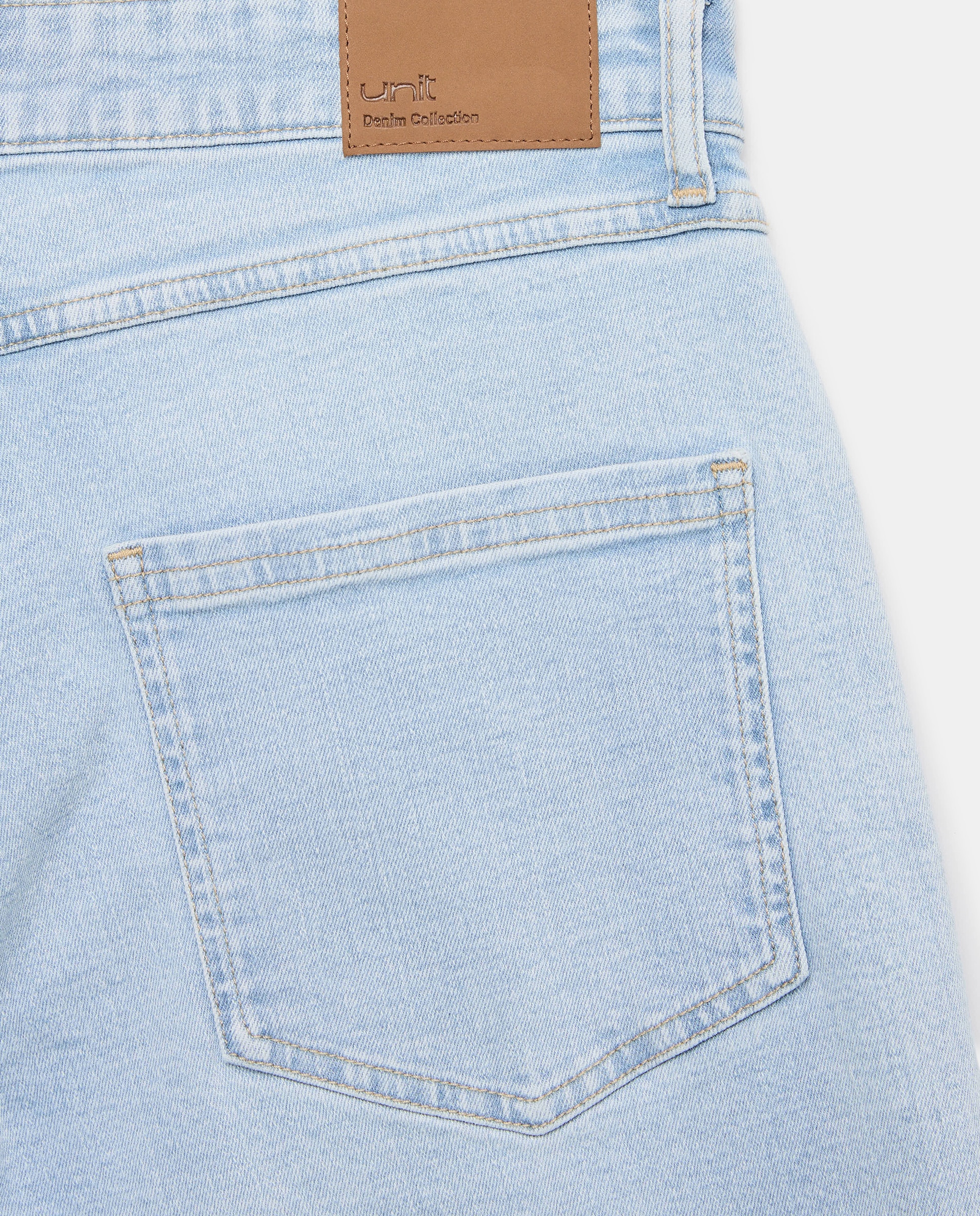 Pantalón vaquero hombre tapered fit 490 Petróleo-5