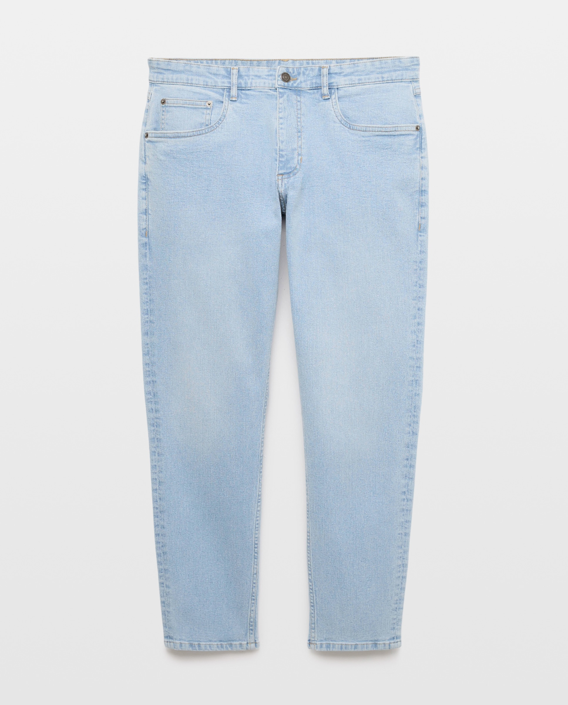 Pantalón vaquero hombre tapered fit 490 Petróleo-4