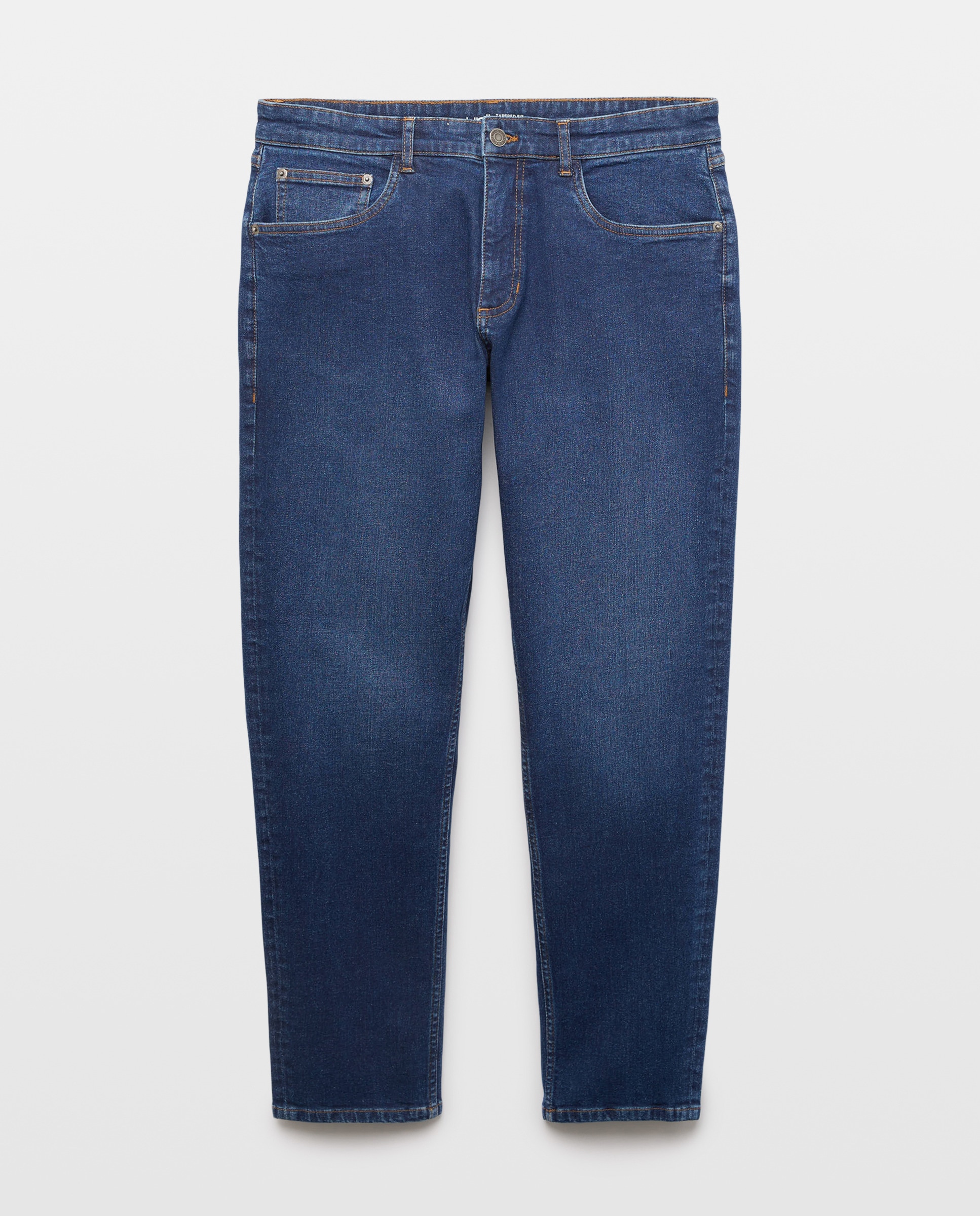 Pantalón vaquero hombre tapered fit Azul Suave-4
