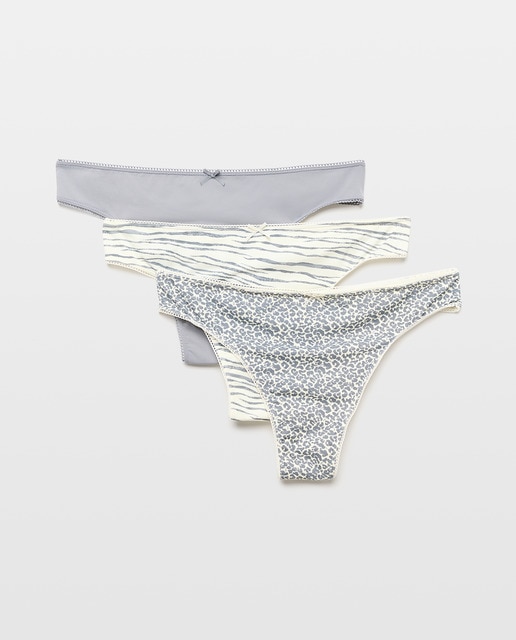 Imagem 0 de Pack de 3 Tangas de Malha de Microfibra