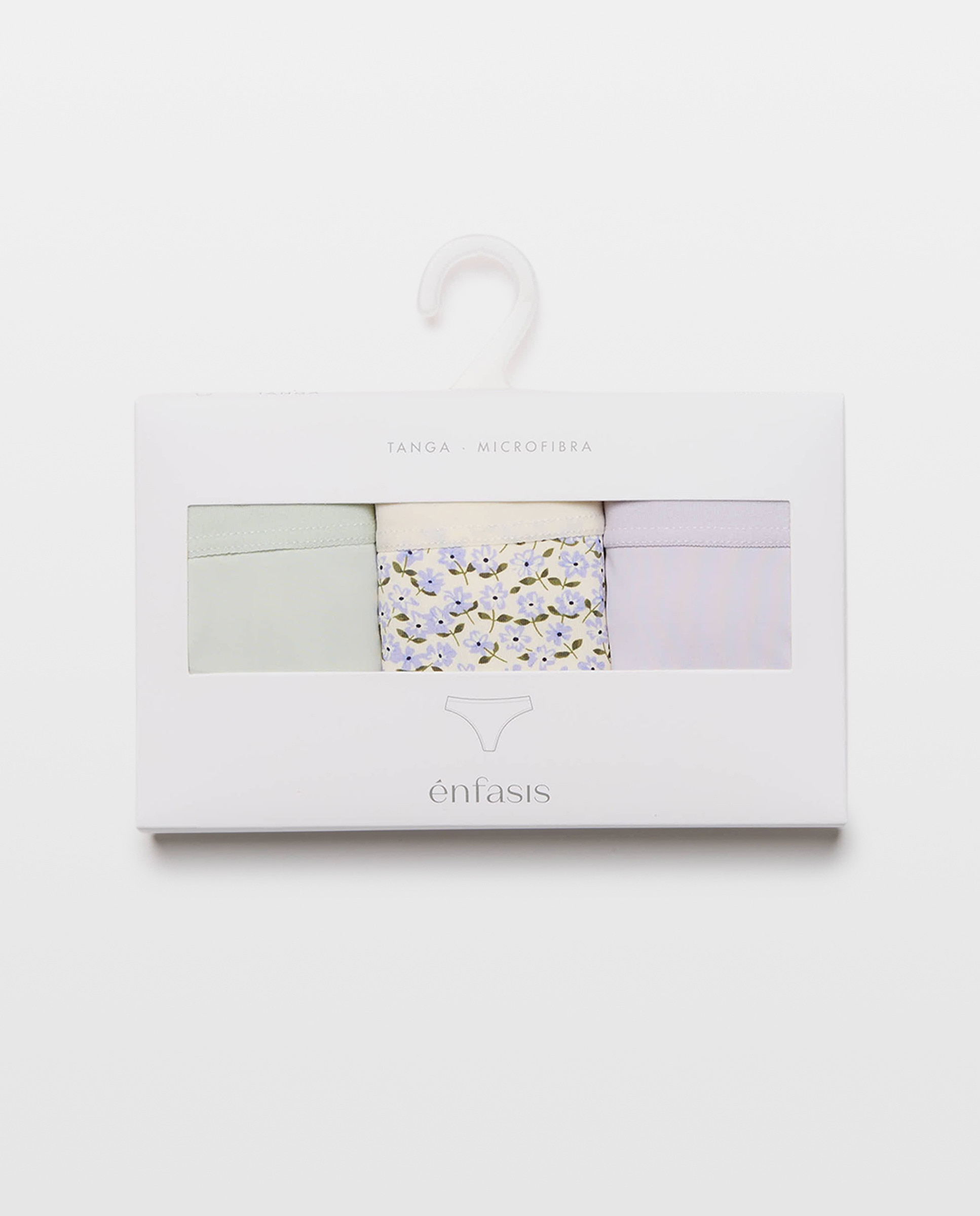 Pack de 3 Cuecas de Microfibra Floral Roxo-6