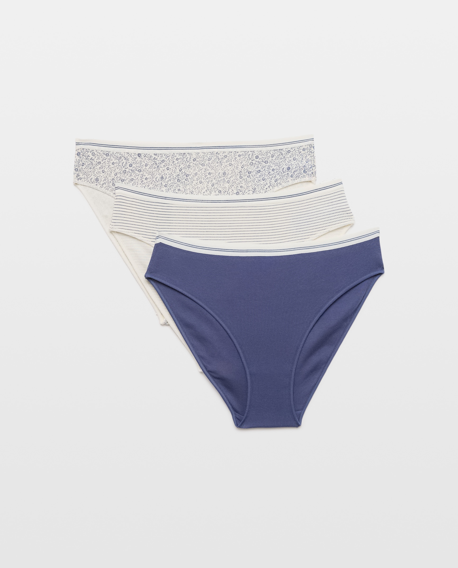 Pack de 3 Cuecas com Textura Azul-marinho-3