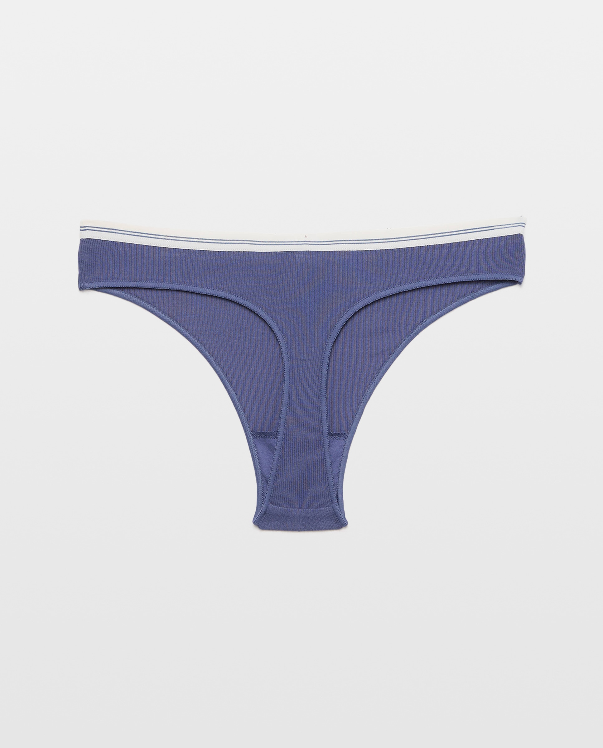 Pack de 3 Tangas com Textura Azul-marinho-5