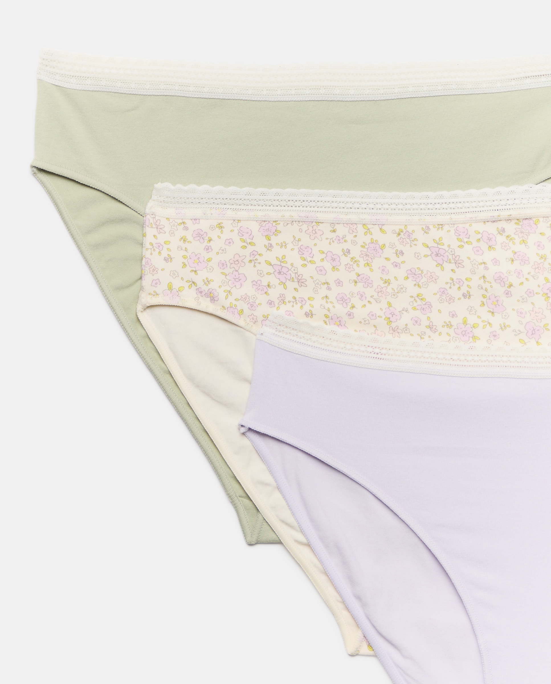 Pack de 3 Cuecas com Detalhe de Elástico Multicolor-4