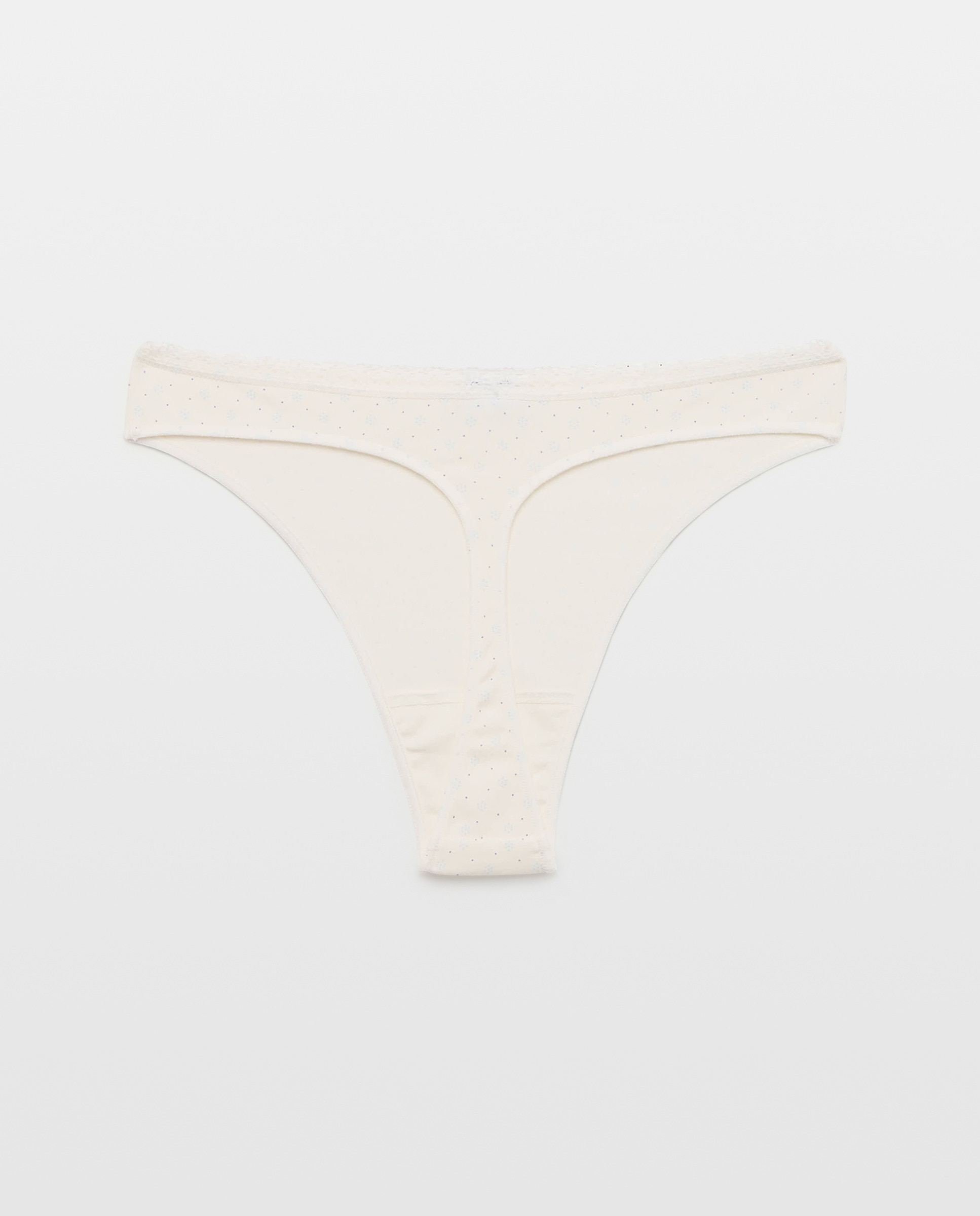 Pack de 3 Tangas com Detalhe de Elástico Azul-5