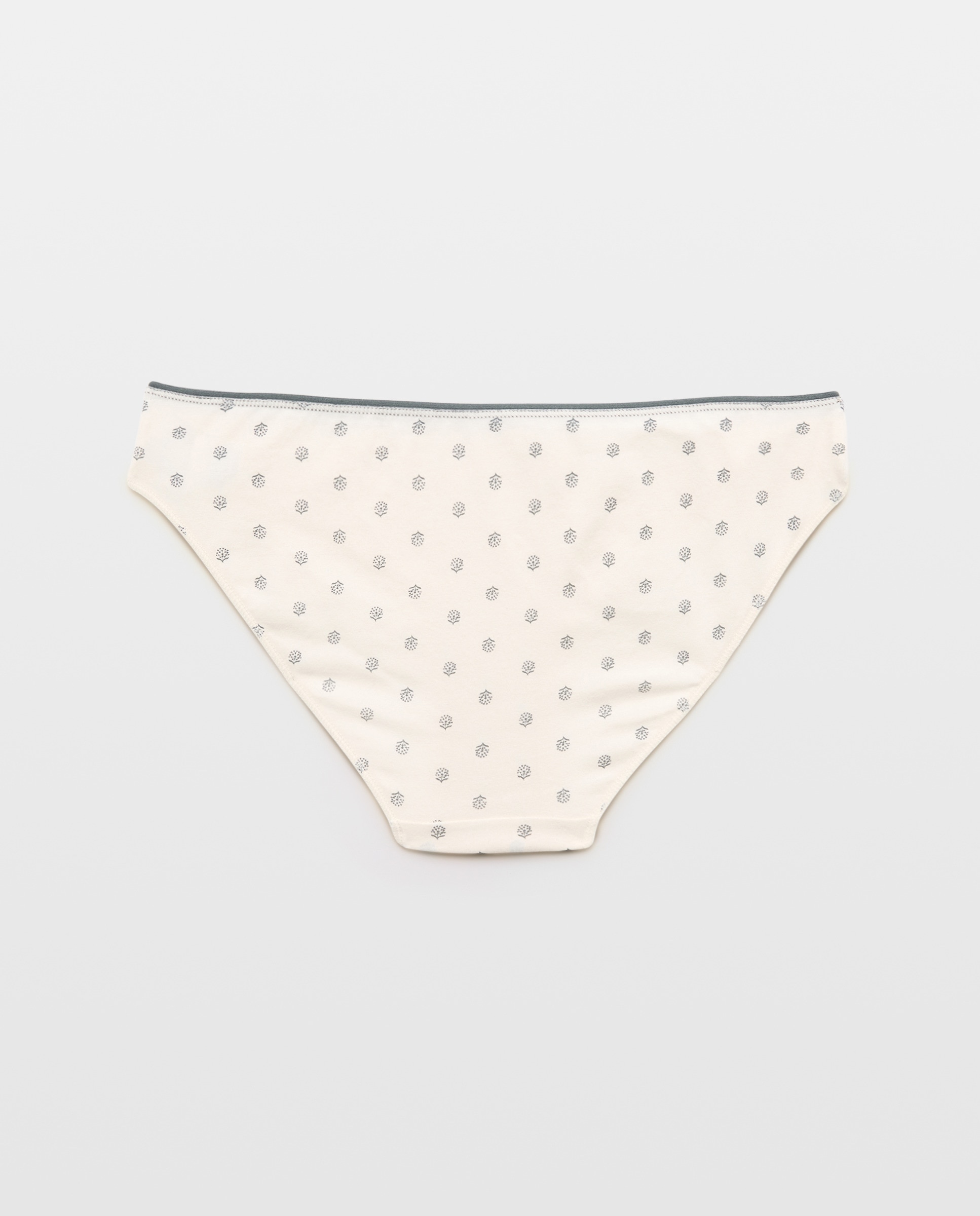 Pack 5 bragas de mujer algodón estampadas Negro-5