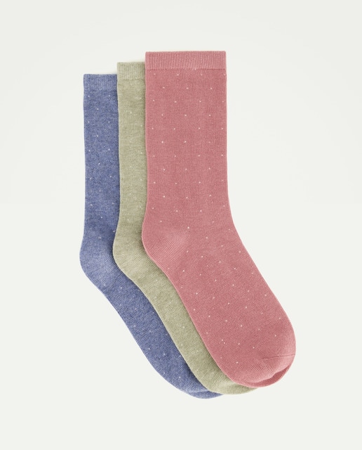Imagen 0 de Pack 3 calcetines de mujer estampados