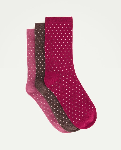 Imagen 0 de Pack 3 calcetines de mujer estampados