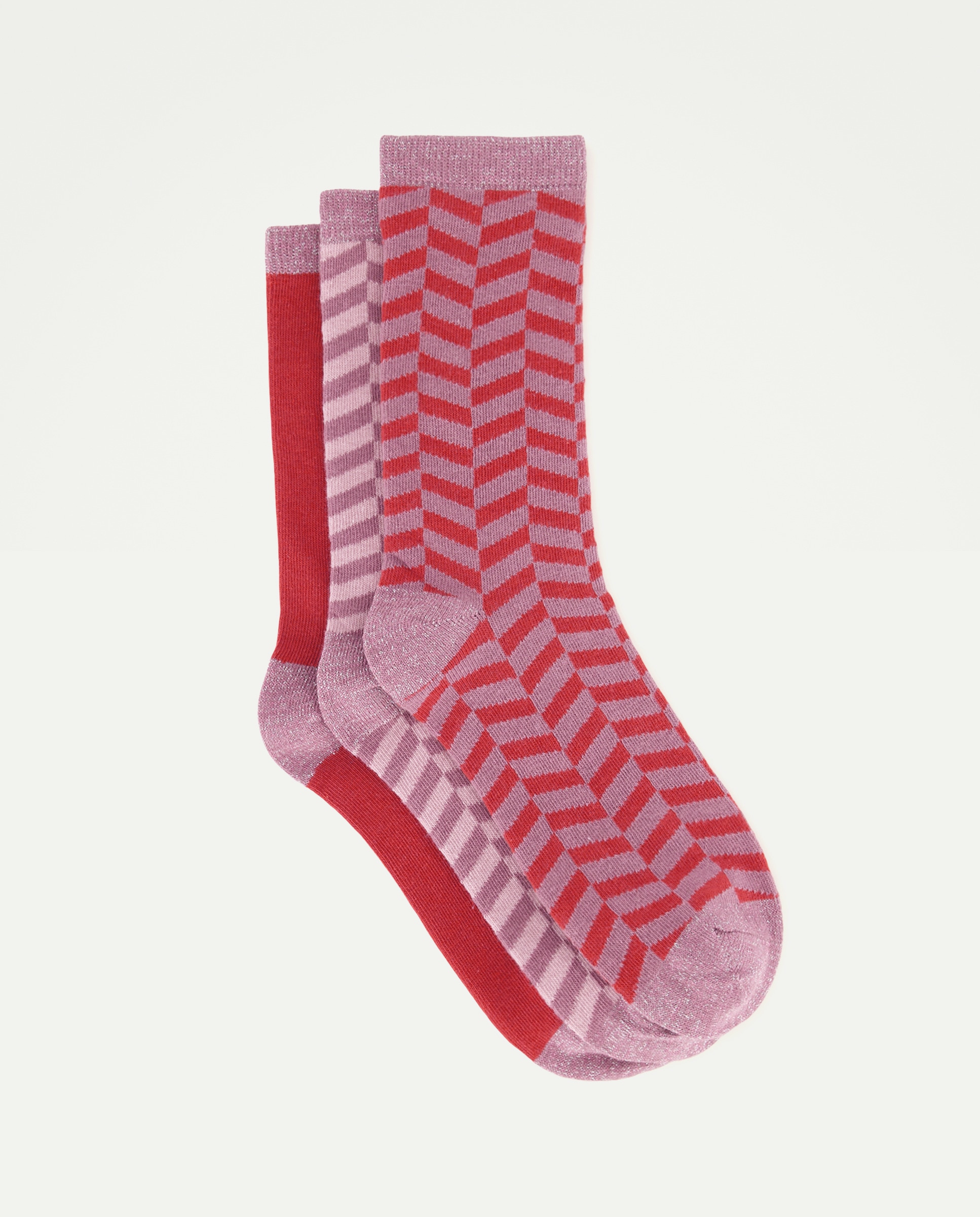 Imagen 0 de Pack 3 calcetines de mujer estampados