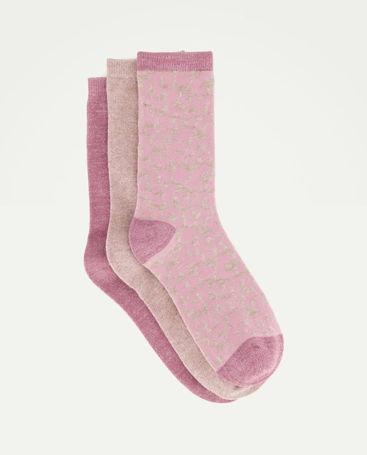 Imagen 0 de Pack 3 calcetines de mujer estampados