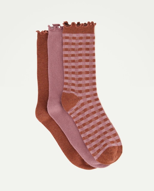 Imagen 0 de Pack 3 calcetines de mujer estampados