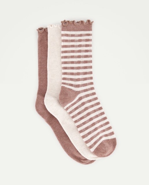 Imagen 0 de Pack 3 calcetines de mujer estampados