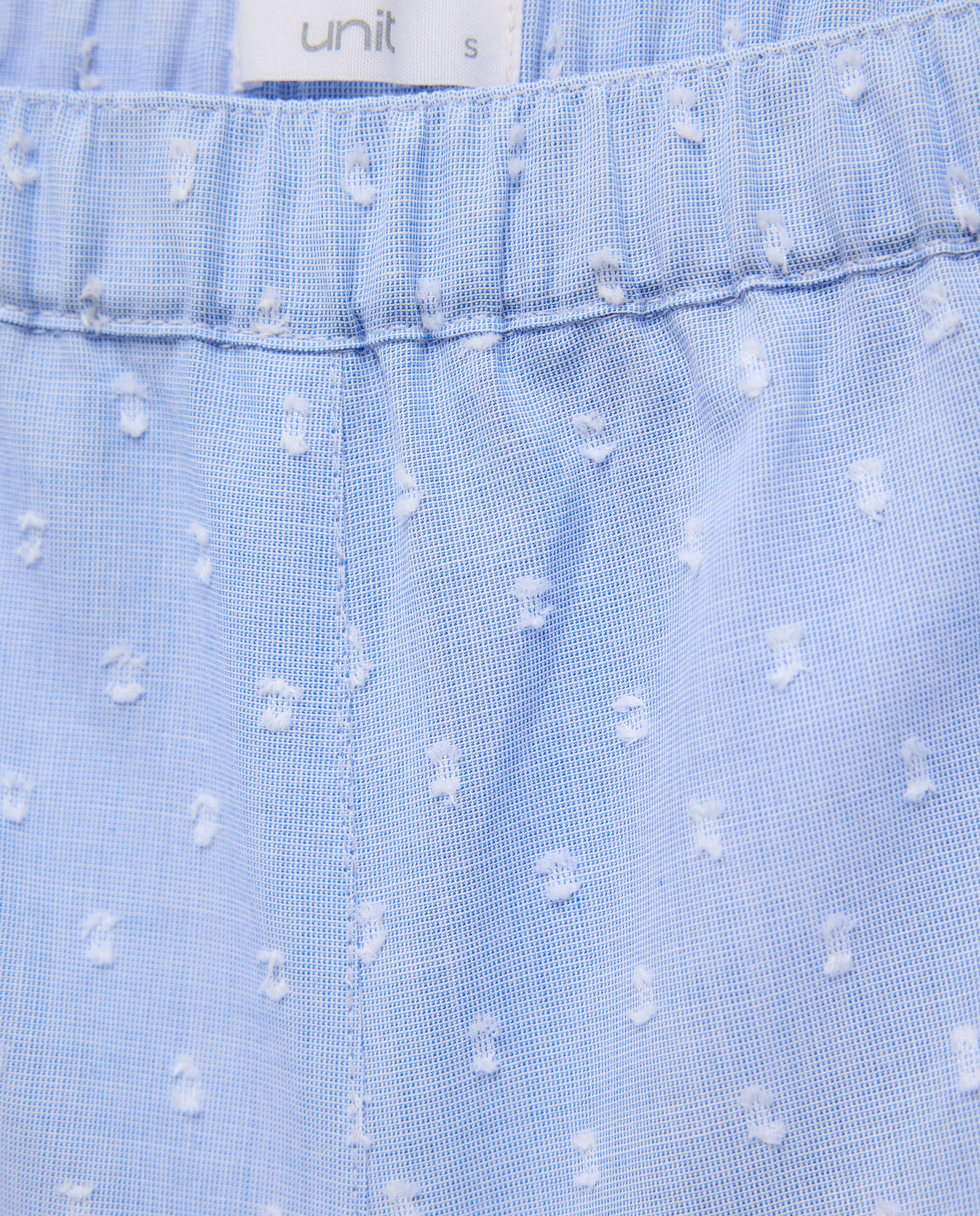 Pijama mujer algodón chambray plumeti 410 Azul claro-4