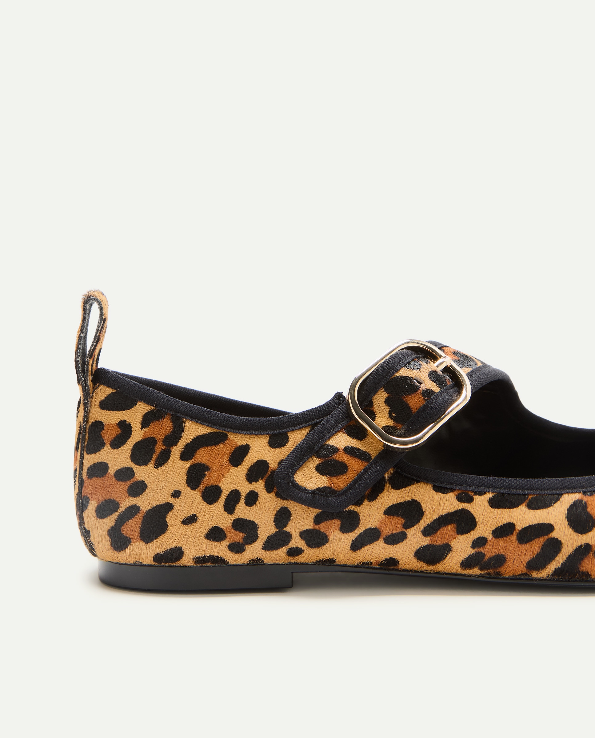 Sapatos de Presilha Rasos com Pulseira Cruzada Castanho-5