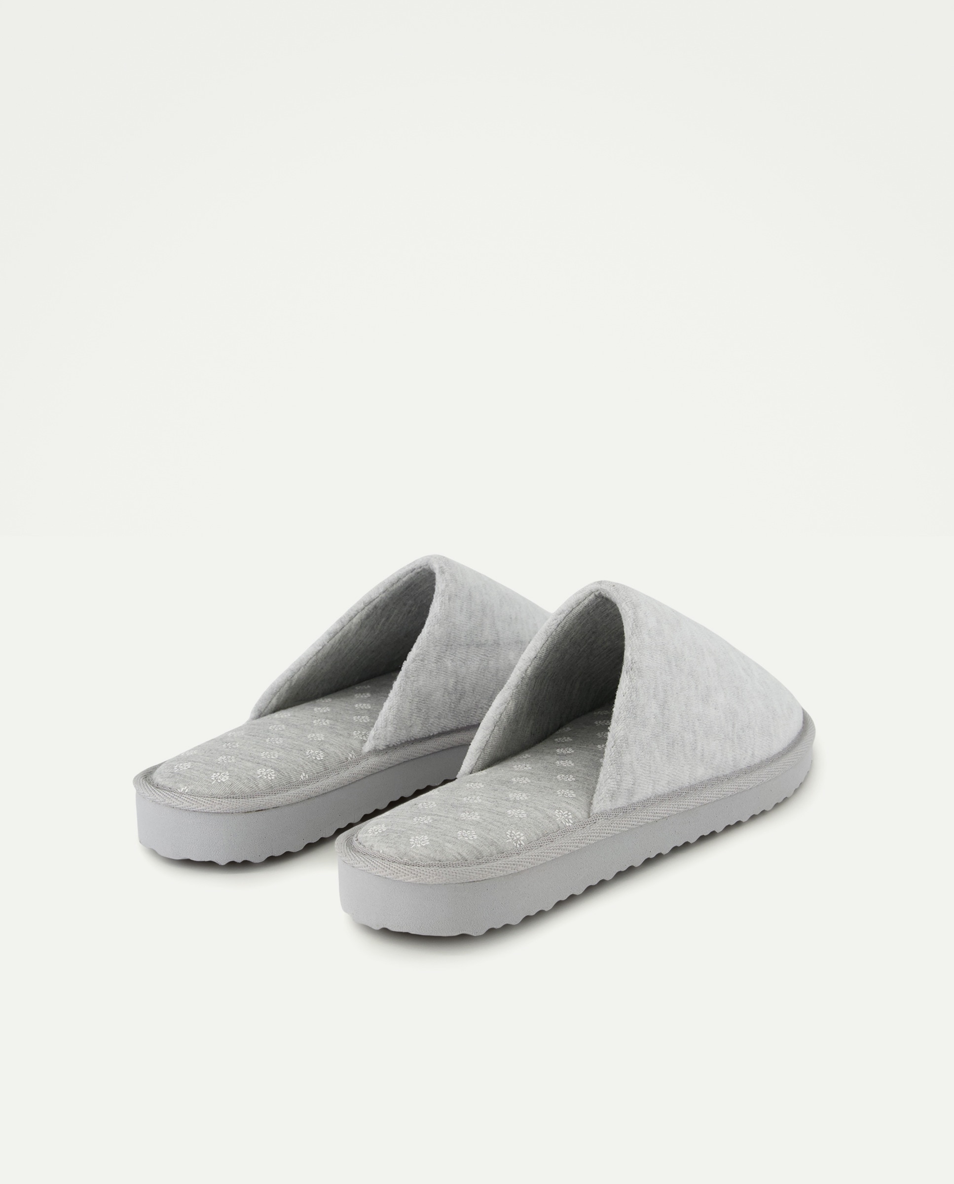 Zapatilla de mujer Gris claro-3