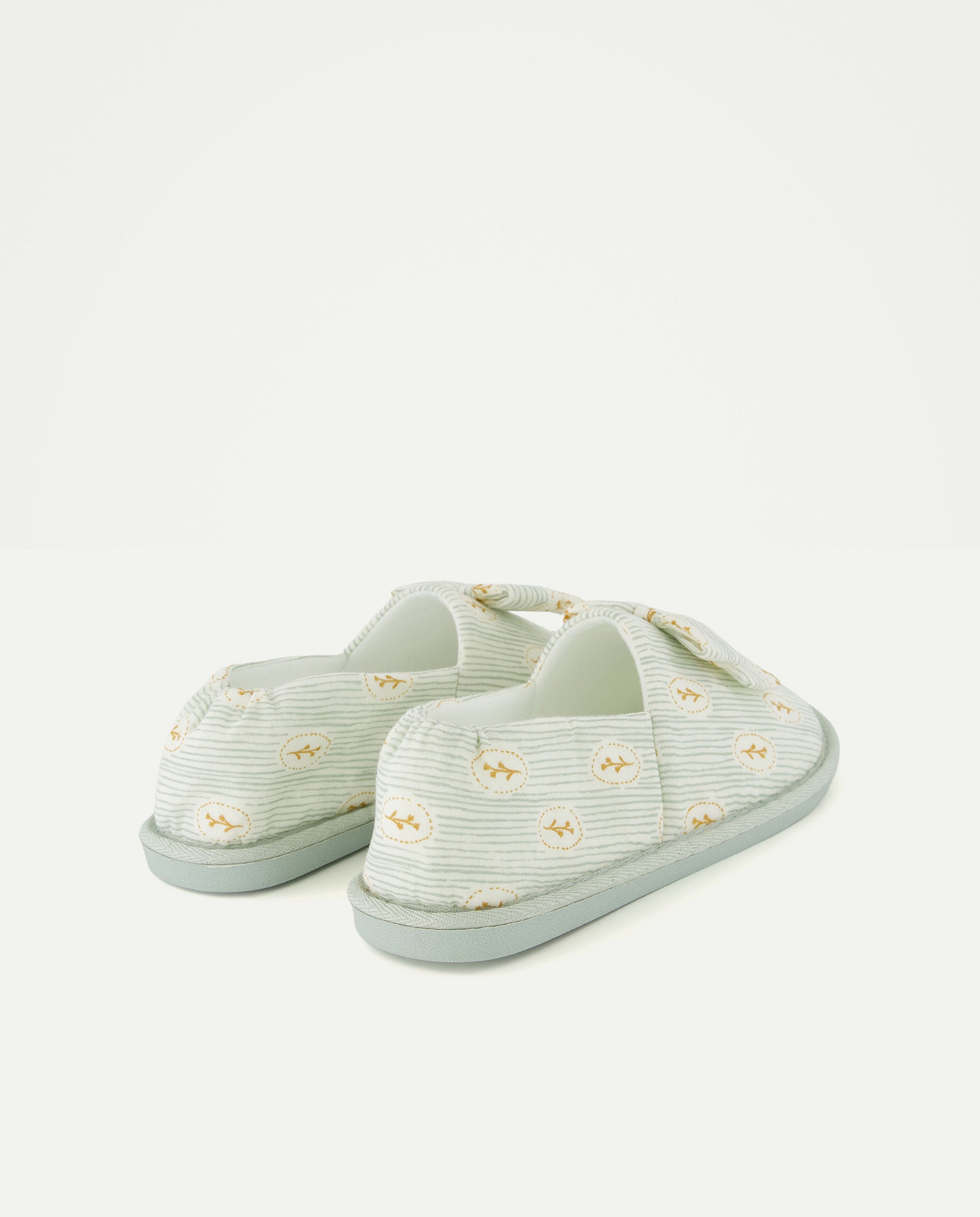 Zapatilla de mujer estampada 410 Azul claro-3