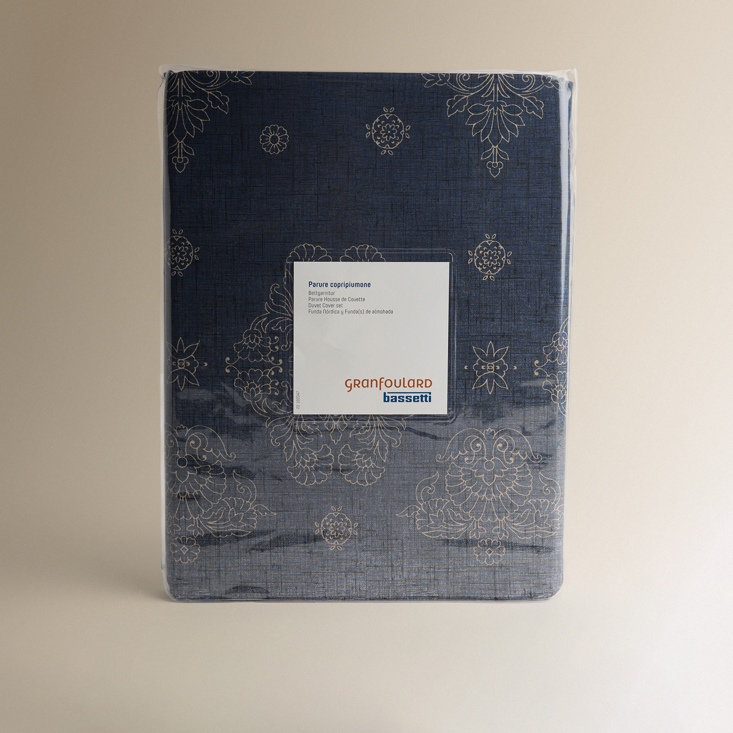 Conjunto de Capa de Edredão de Algodão Kerala Cinzento-6