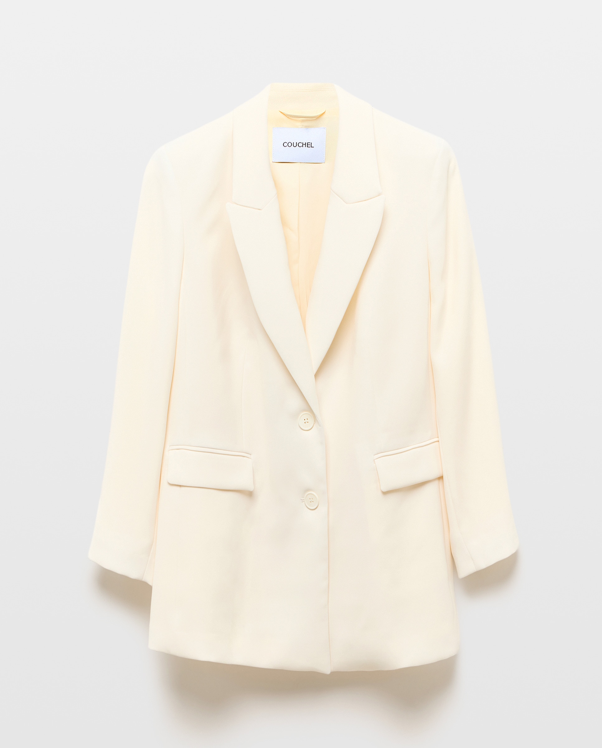 Blazer Básico Liso 120 Cru-4