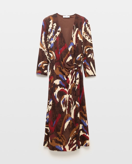 Imagem 0 de Vestido Midi ITY com Estampado de Fantasia