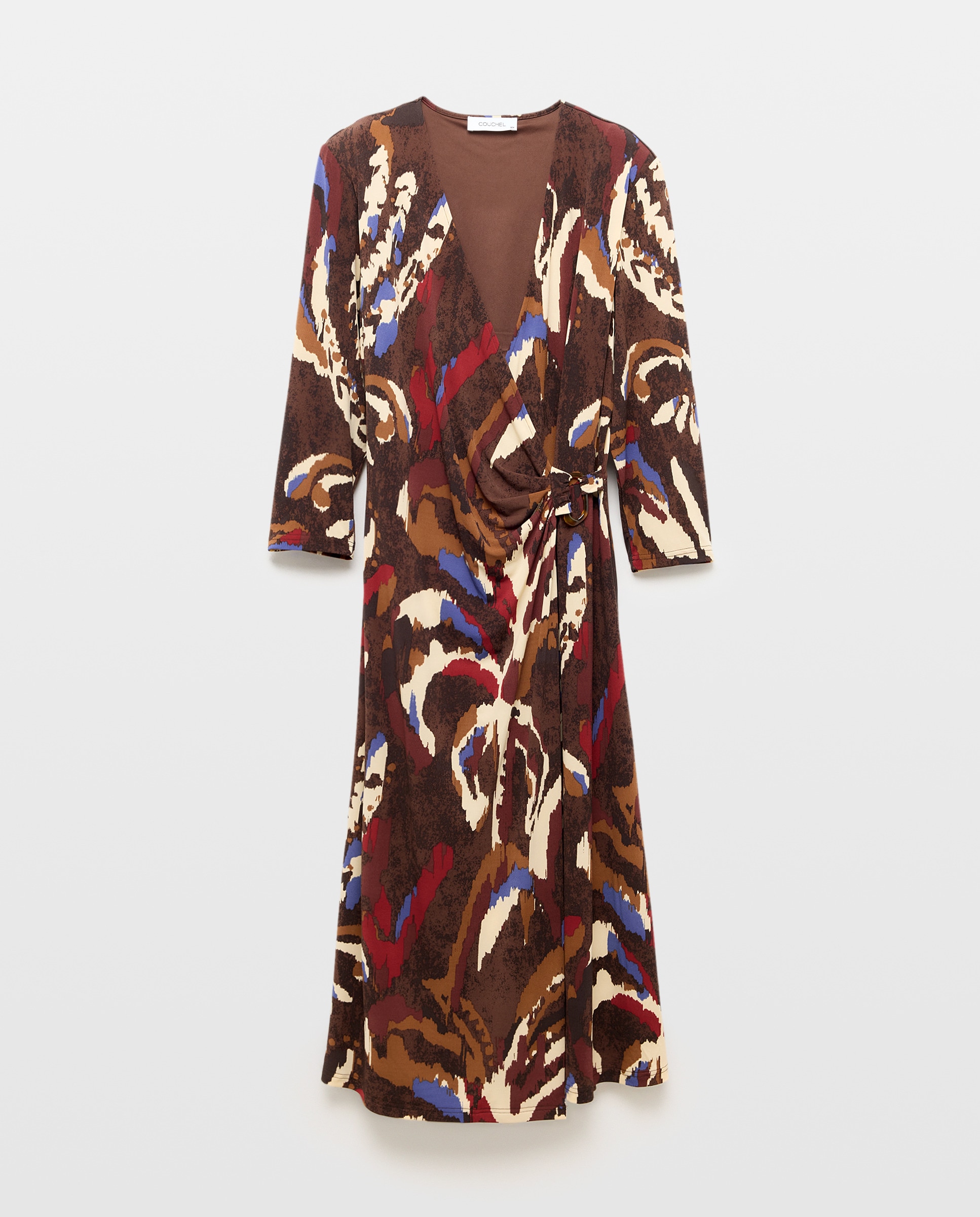 Vestido Midi ITY com Estampado de Fantasia Vermelho-4