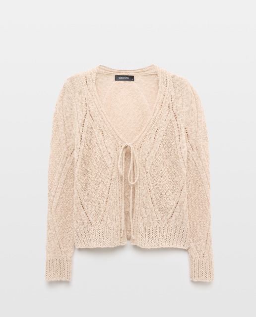 Imagem 0 de Casaco Curto Rendilhado