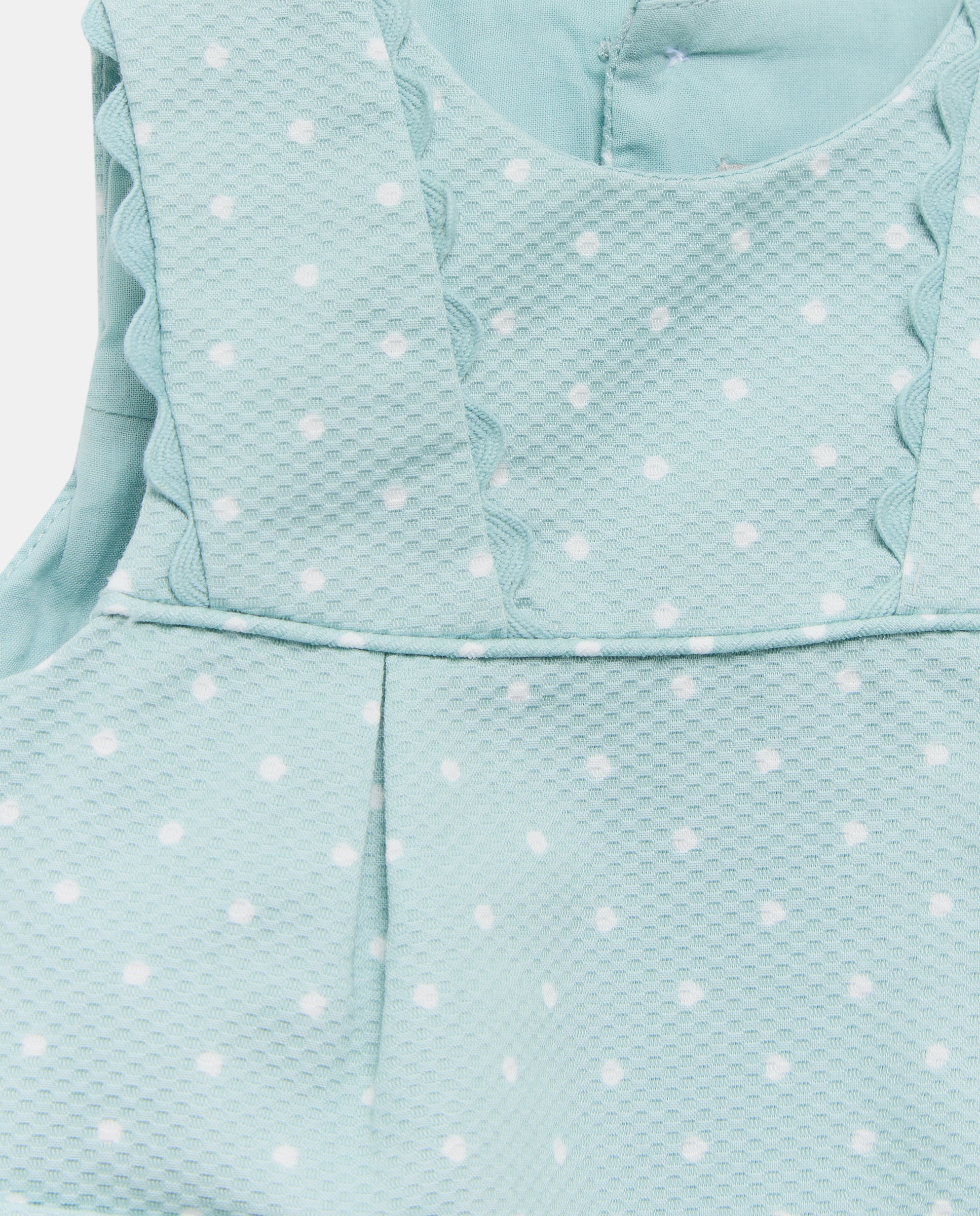 Jardineiras Piqué de Bebé com Bolso Verde-3