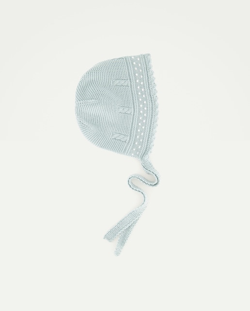 Imagen 0 de Capota tricot bodoques y ochos de bebé