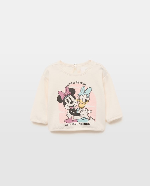 Imagem 0 de Sweatshirt de Bebé com Estampado Minnie e Daisy