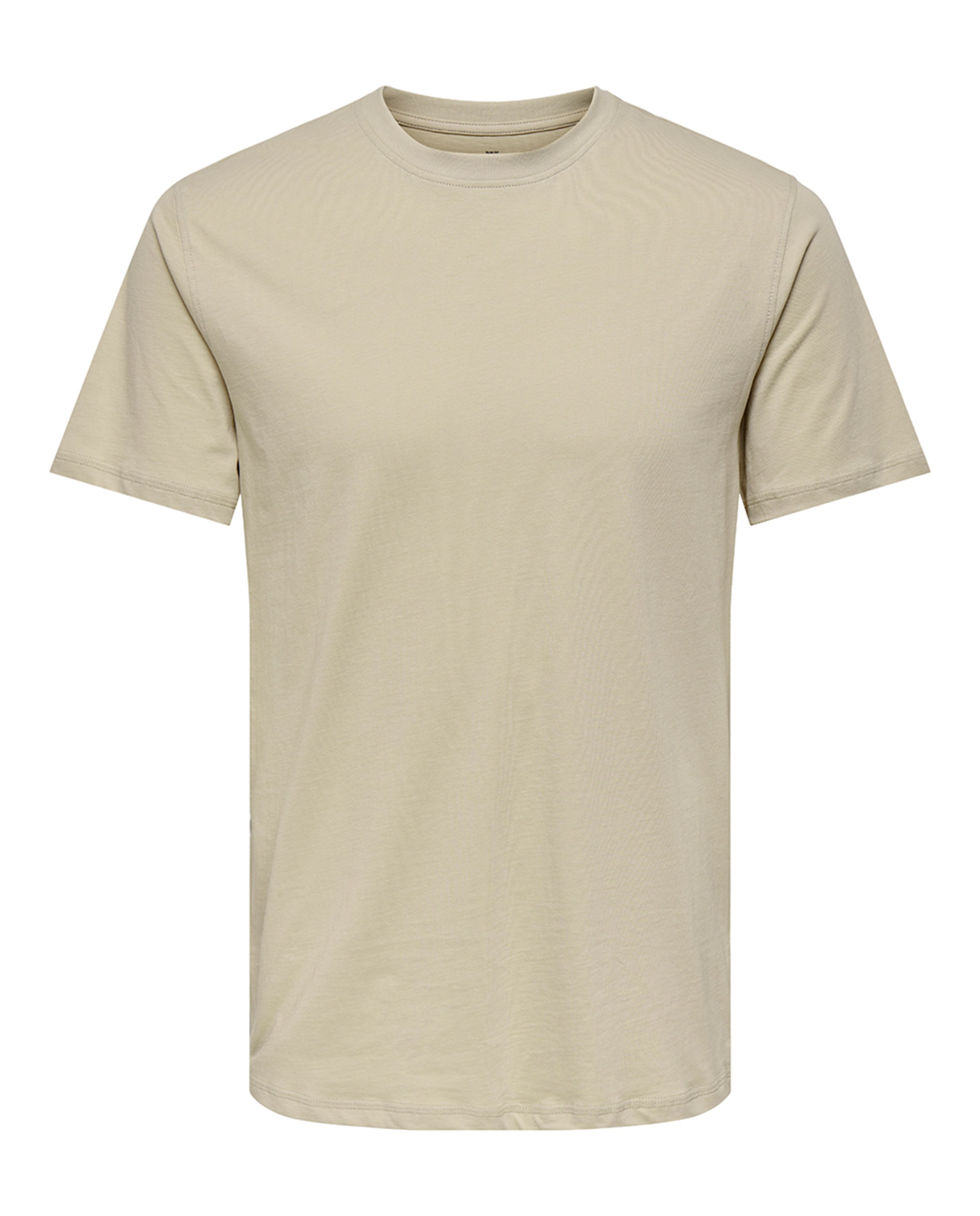 Camiseta básica de hombre manga corta - Only & Sons - Beige Beige-4