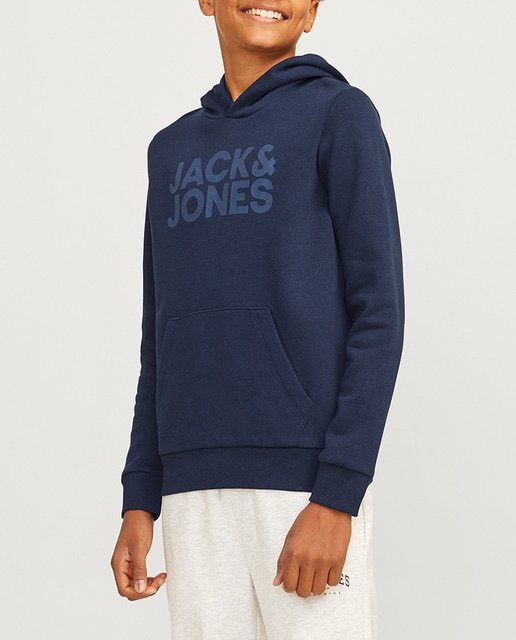 Imagen 0 de Sudadera de niño en negro con capucha