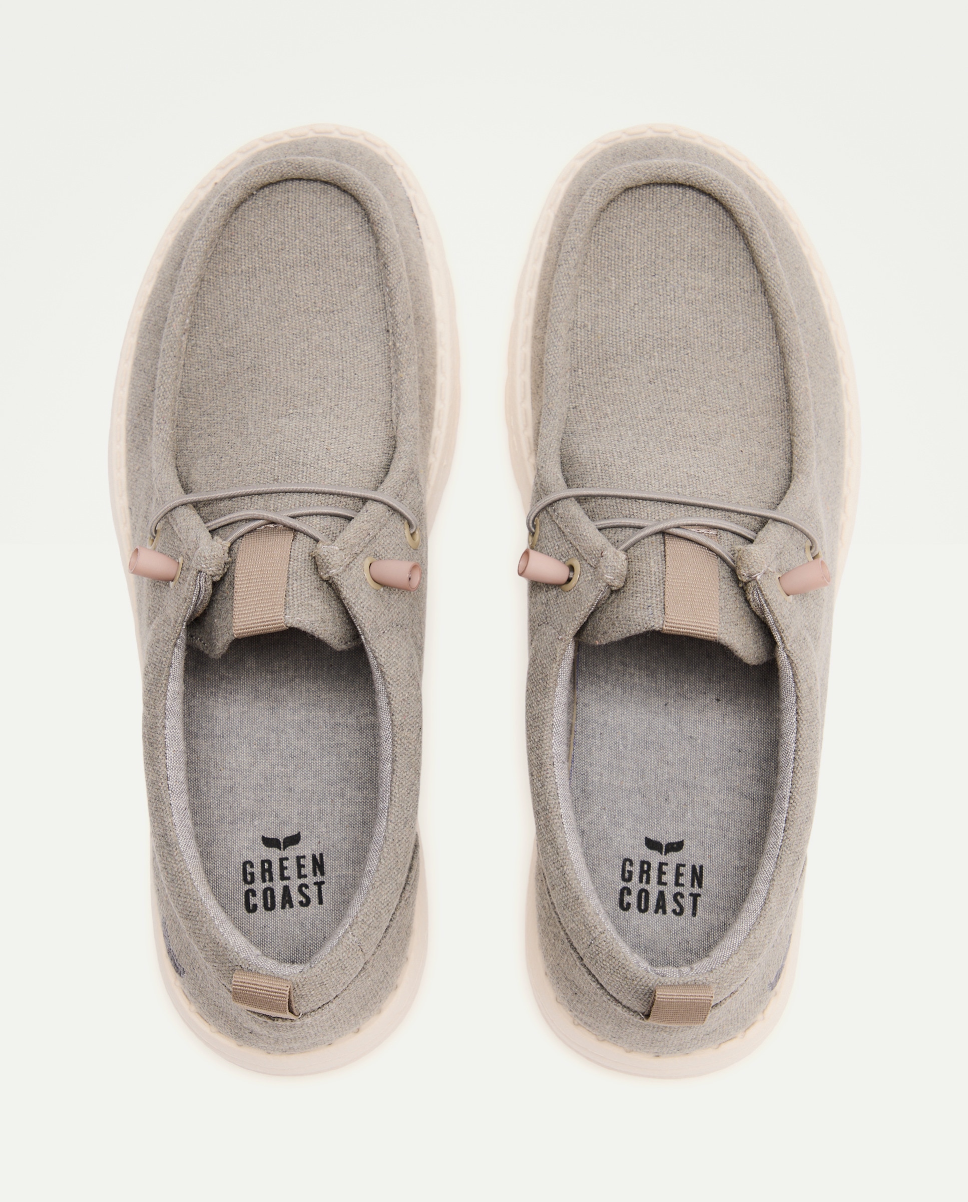 Náuticos de Lona 820 Cinzento Médio-4