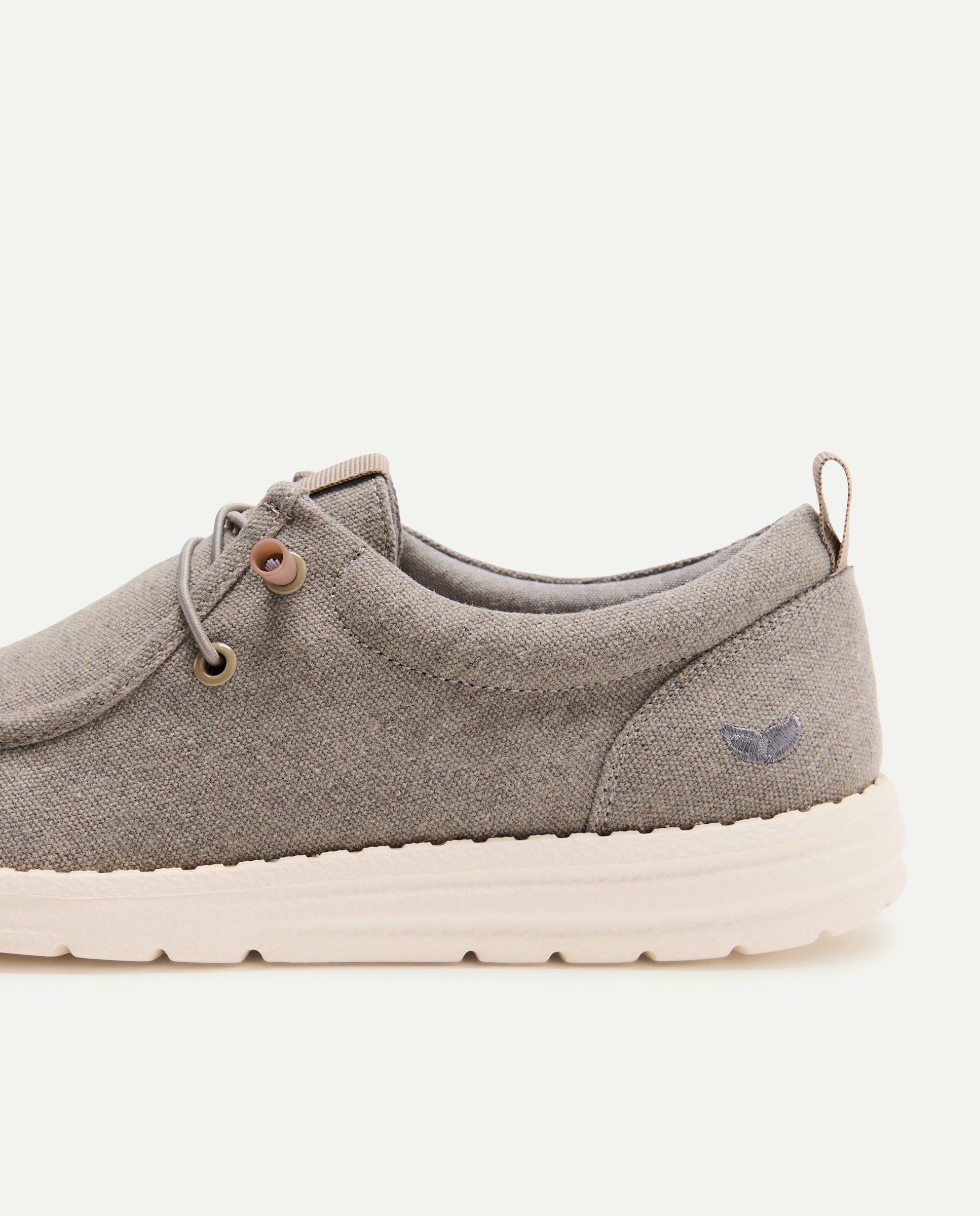 Náuticos de Lona 820 Cinzento Médio-5