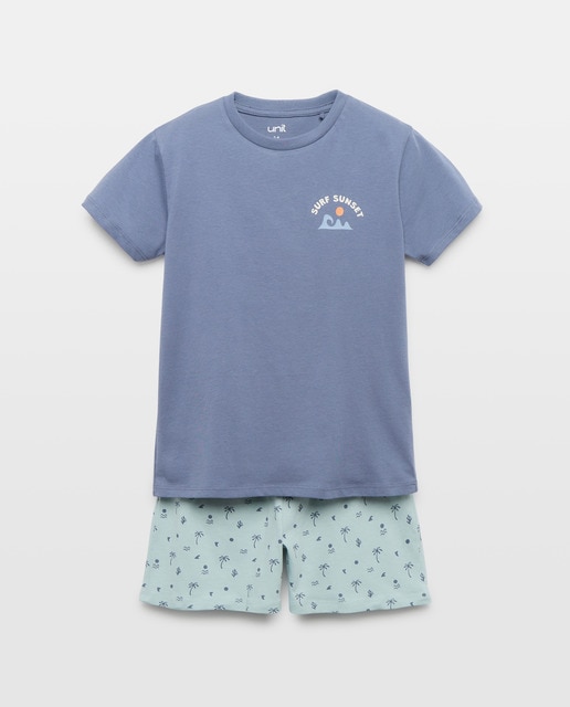Imagen 0 de Pijama de niño estampado corto