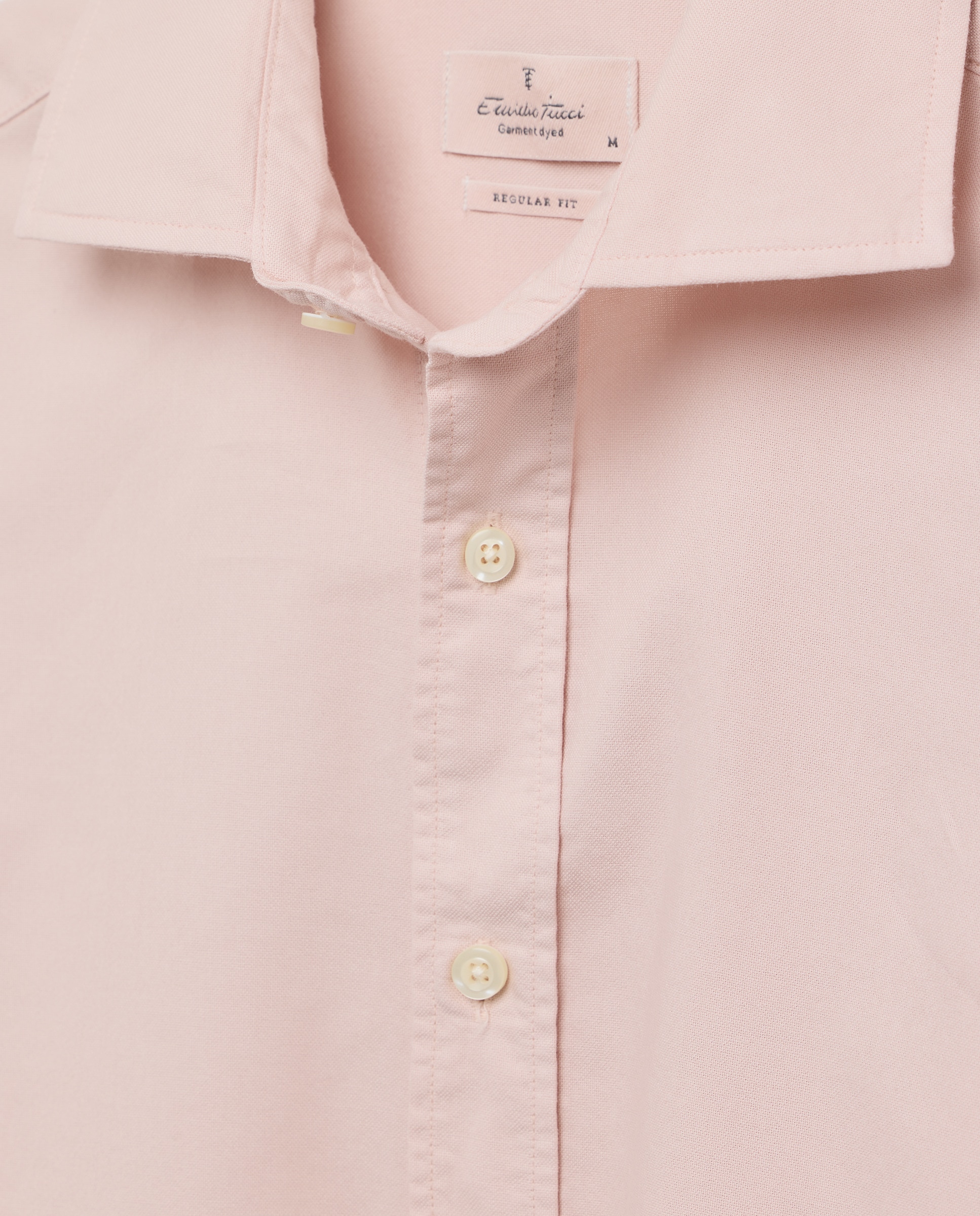 Camisa Casual com Manga Comprida Rosa-5