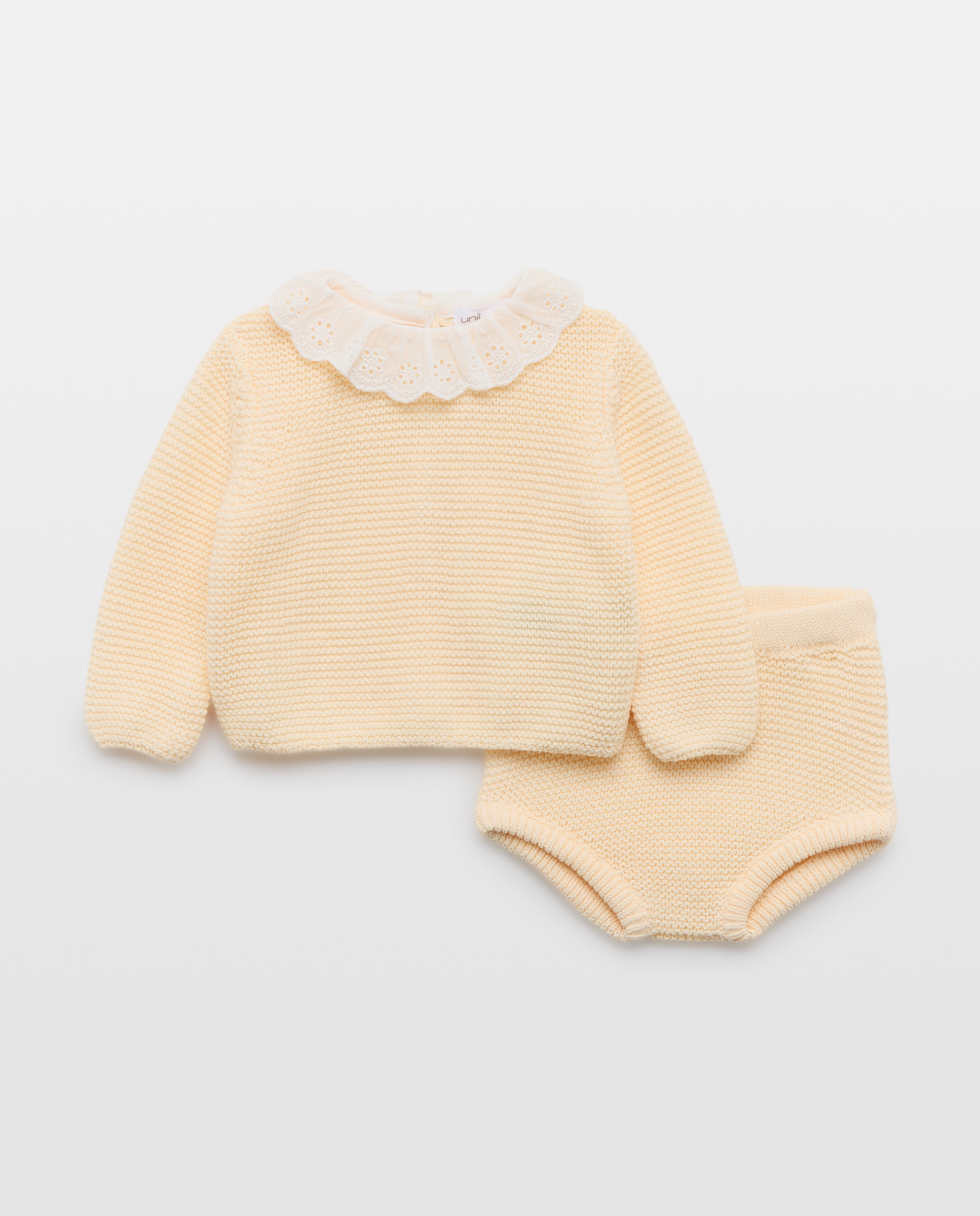 Imagen 0 de Conjunto 2 piezas de recién nacido tricot cuello