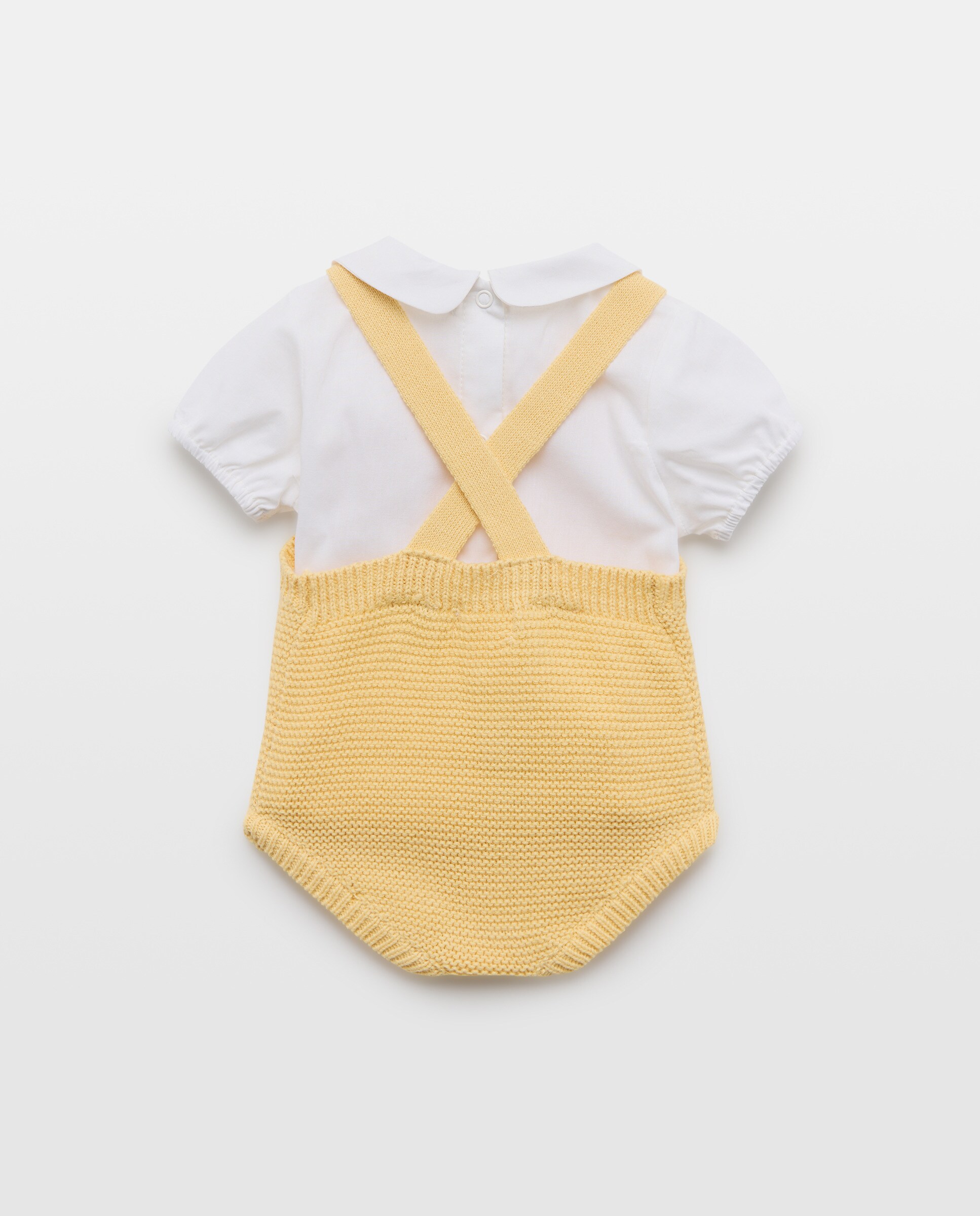 Conjunto 2 piezas de recién nacido tricot link 310 Amarillo claro-2