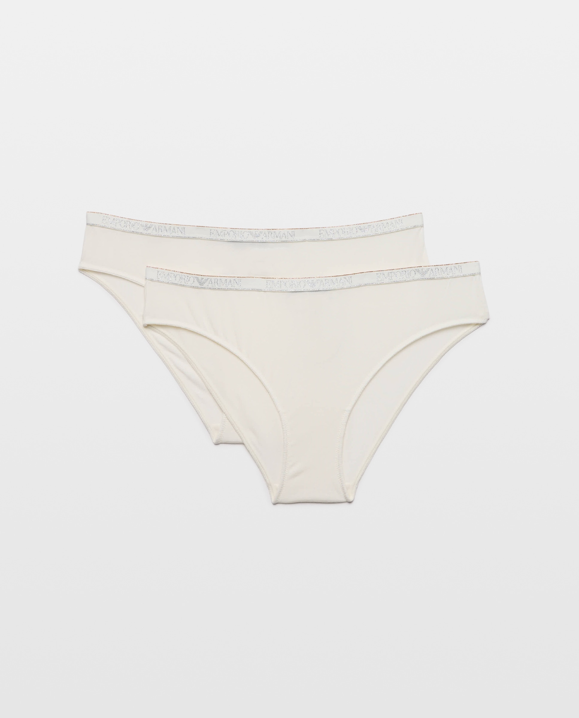 Pack de Duas Cuecas de Algodão "Essential Studs" Branco-4