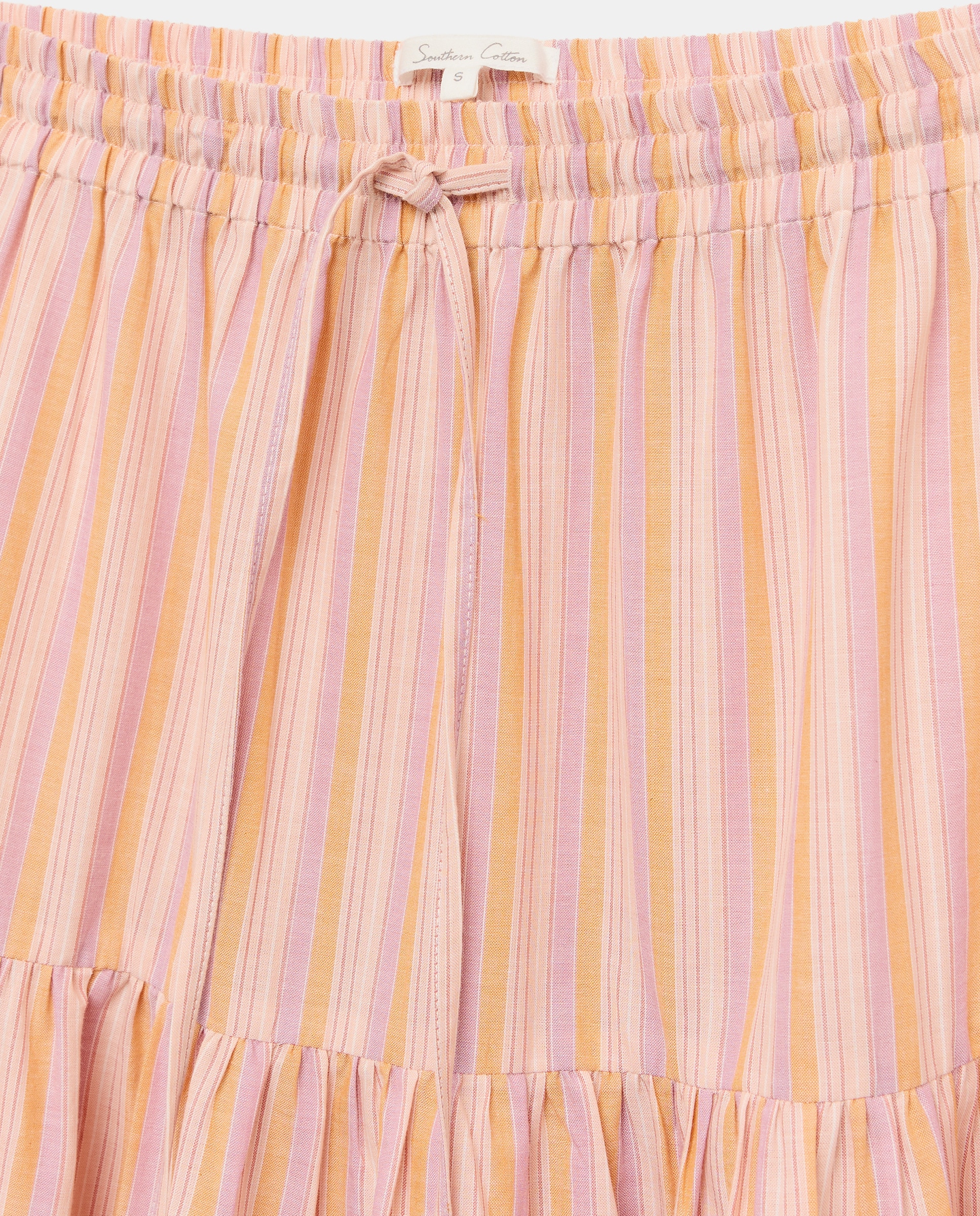 Saia comprida com estampado floral Branco-2