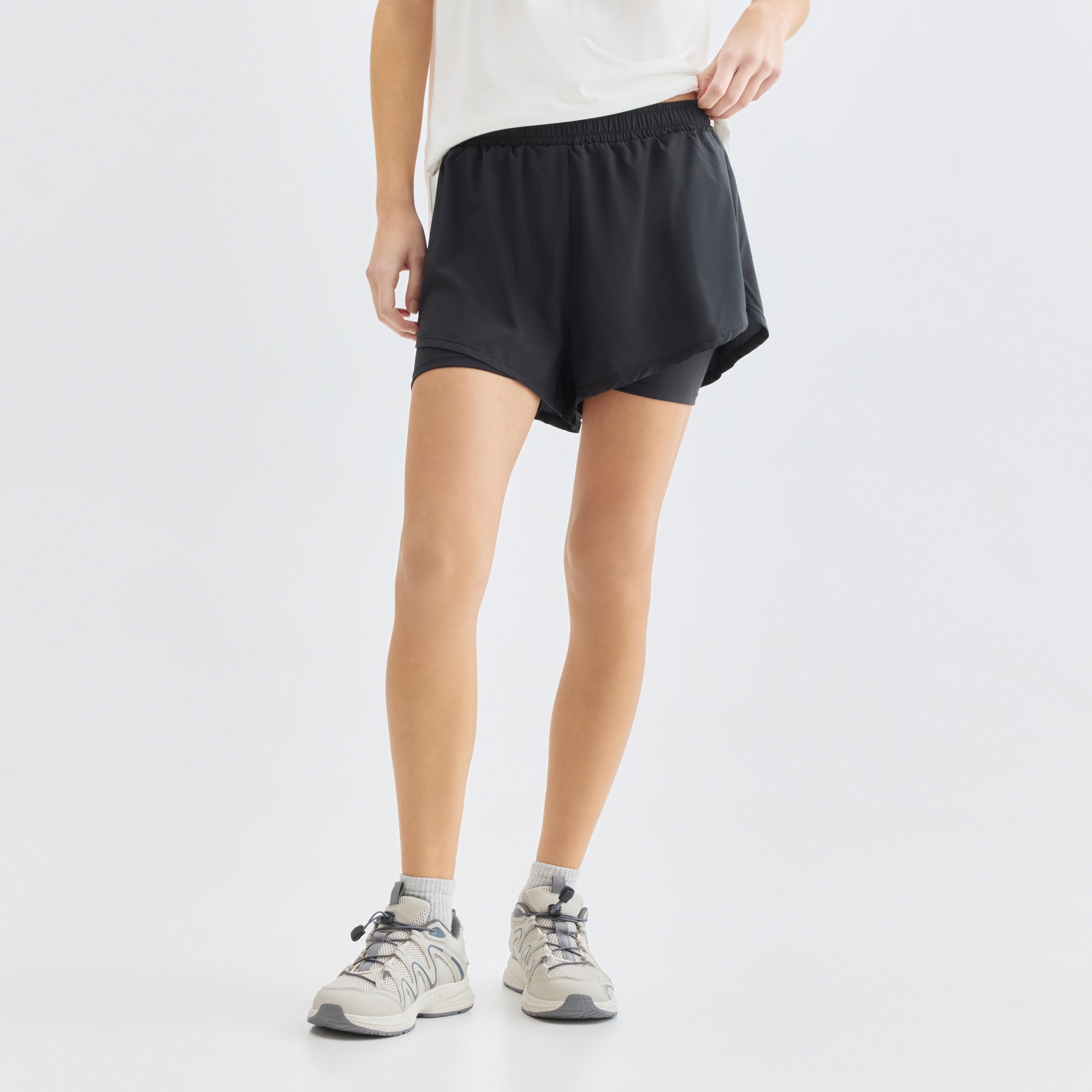 Short Malla Interior Mujer Negro-2