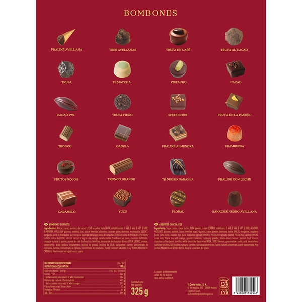 calendario de adviento estuche 325 g