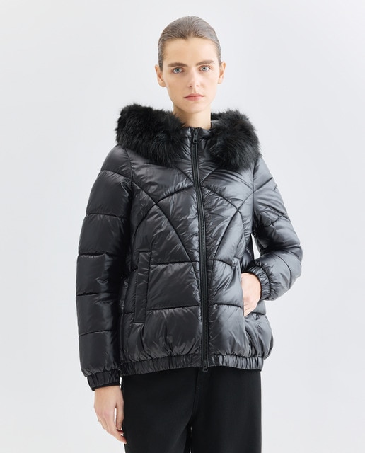 Imagem 0 de Parka Comprida Repelente à Água e Corta-Vento com Capuz