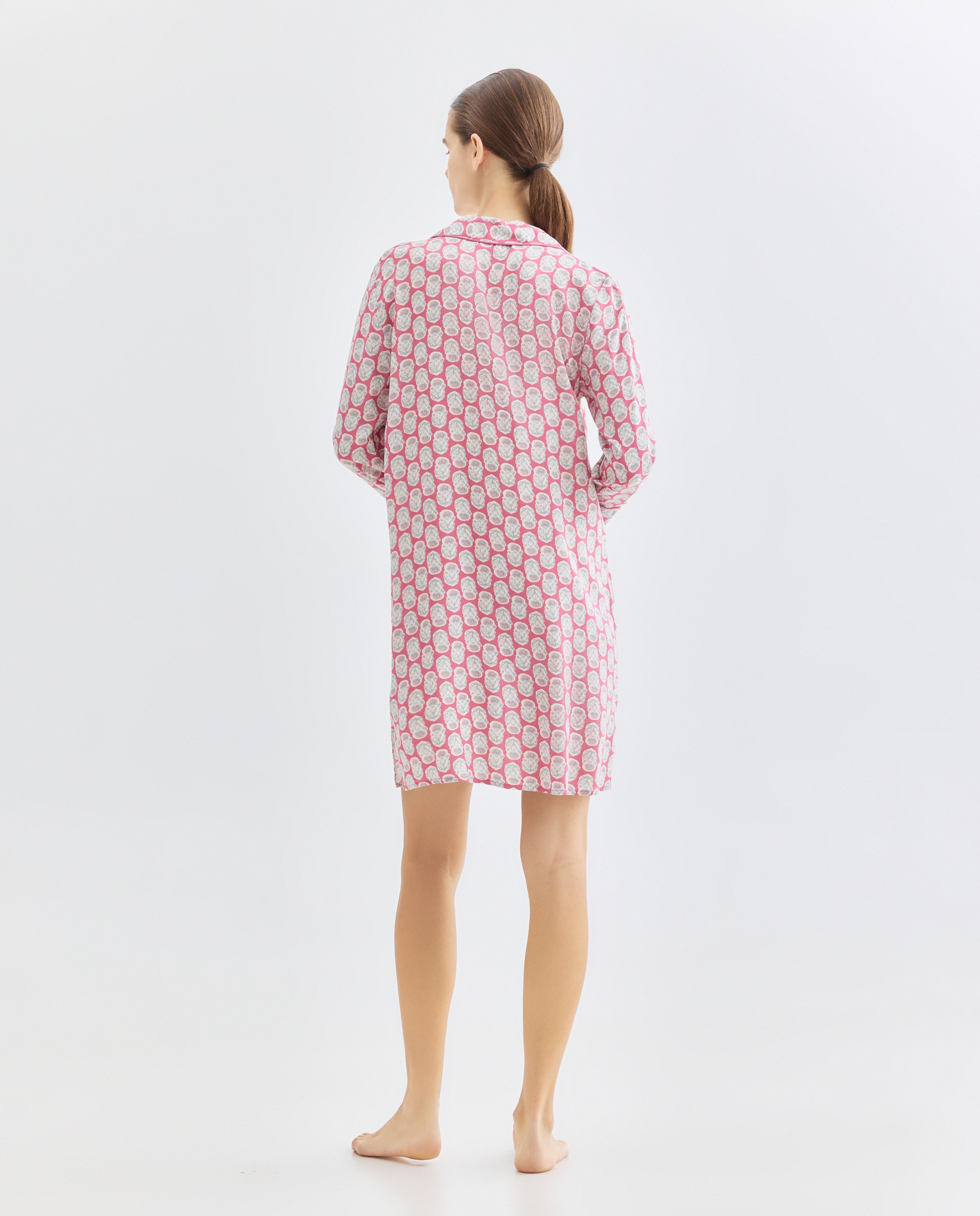 Camisola mujer estampada manga larga Burdeos-2