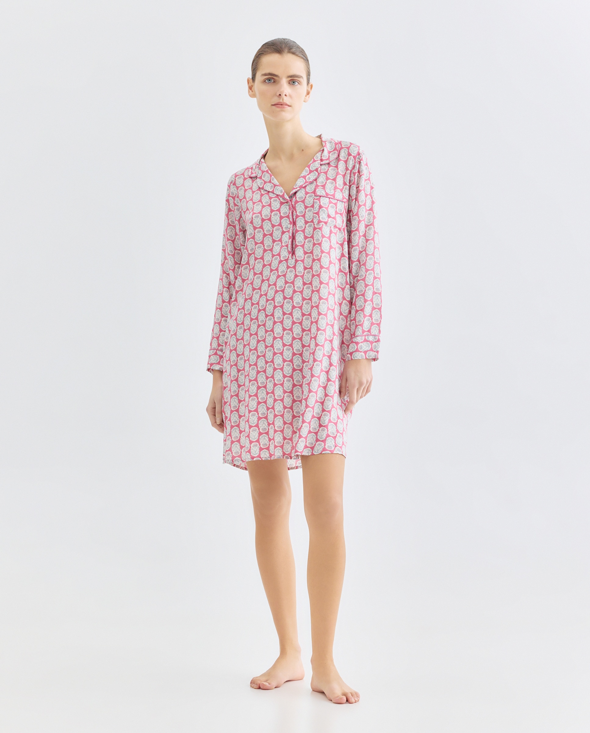 Imagen 0 de Camisola mujer estampada manga larga