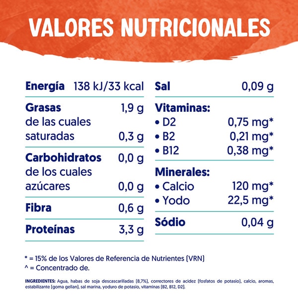 Sojadrink zuckerfrei rein pflanzlich proteinreich Karton 1 l