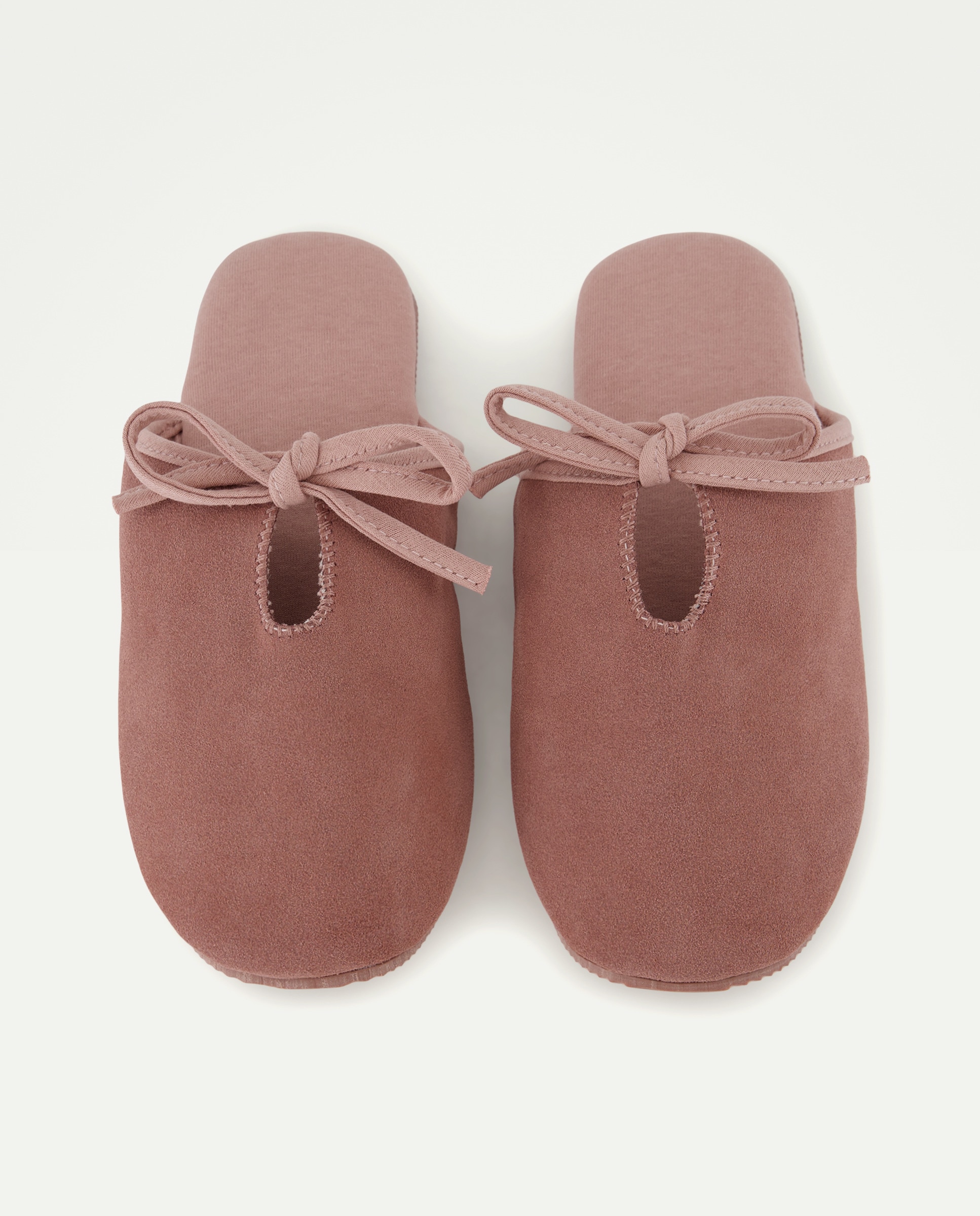 Zapatilla de mujer de piel Tostado-4