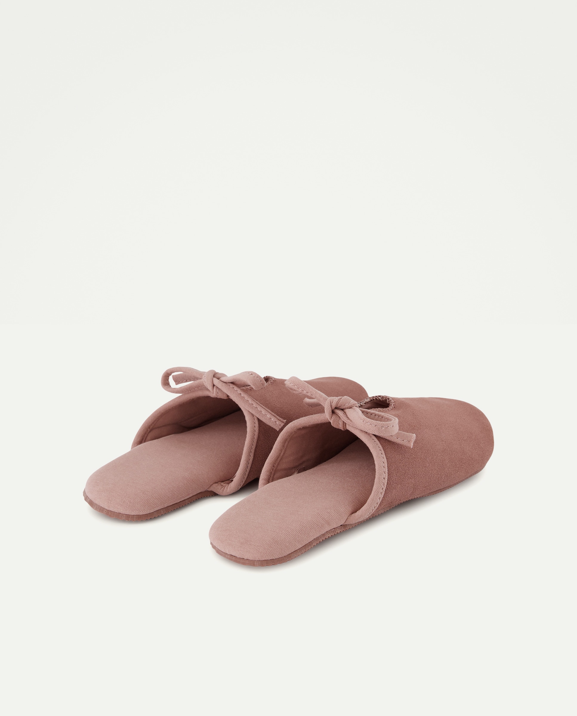 Zapatilla de mujer de piel Tostado-3