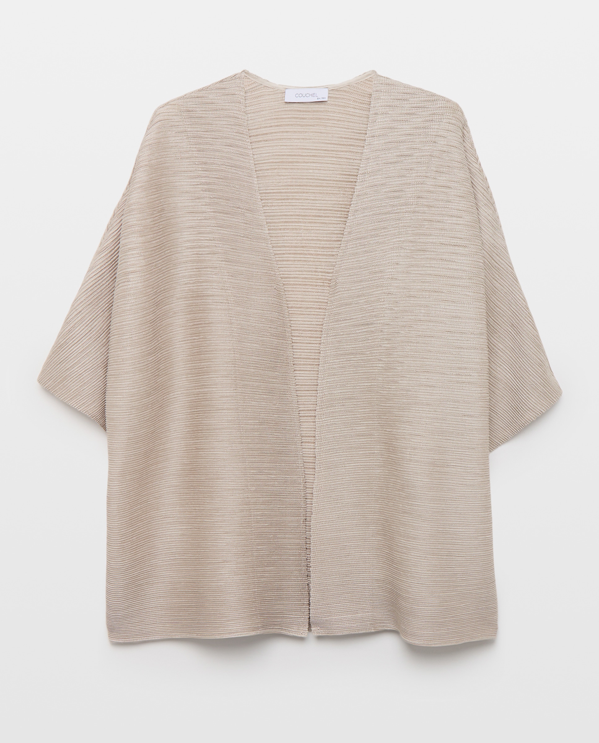 Kimono com Plissado Horizontal 130 Marfim-4