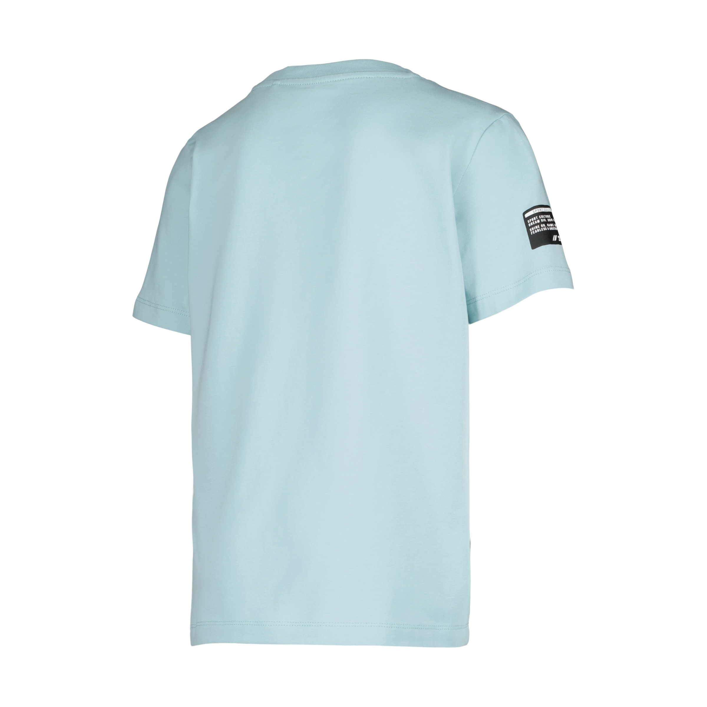 T-shirt de Manga Curta Sportcasual de Menino Azul-claro-5