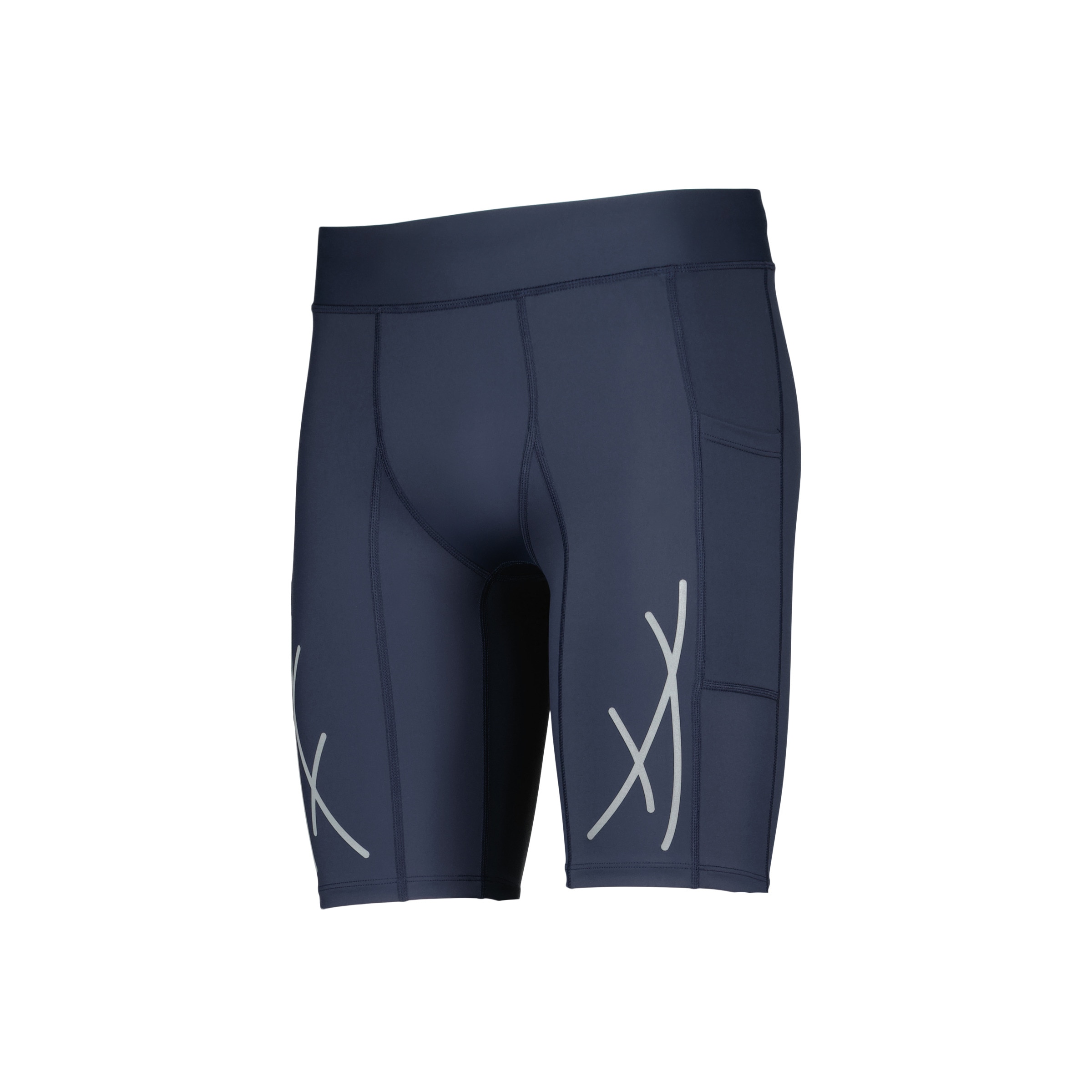 Leggings de Running de Homem Azul-marinho-4