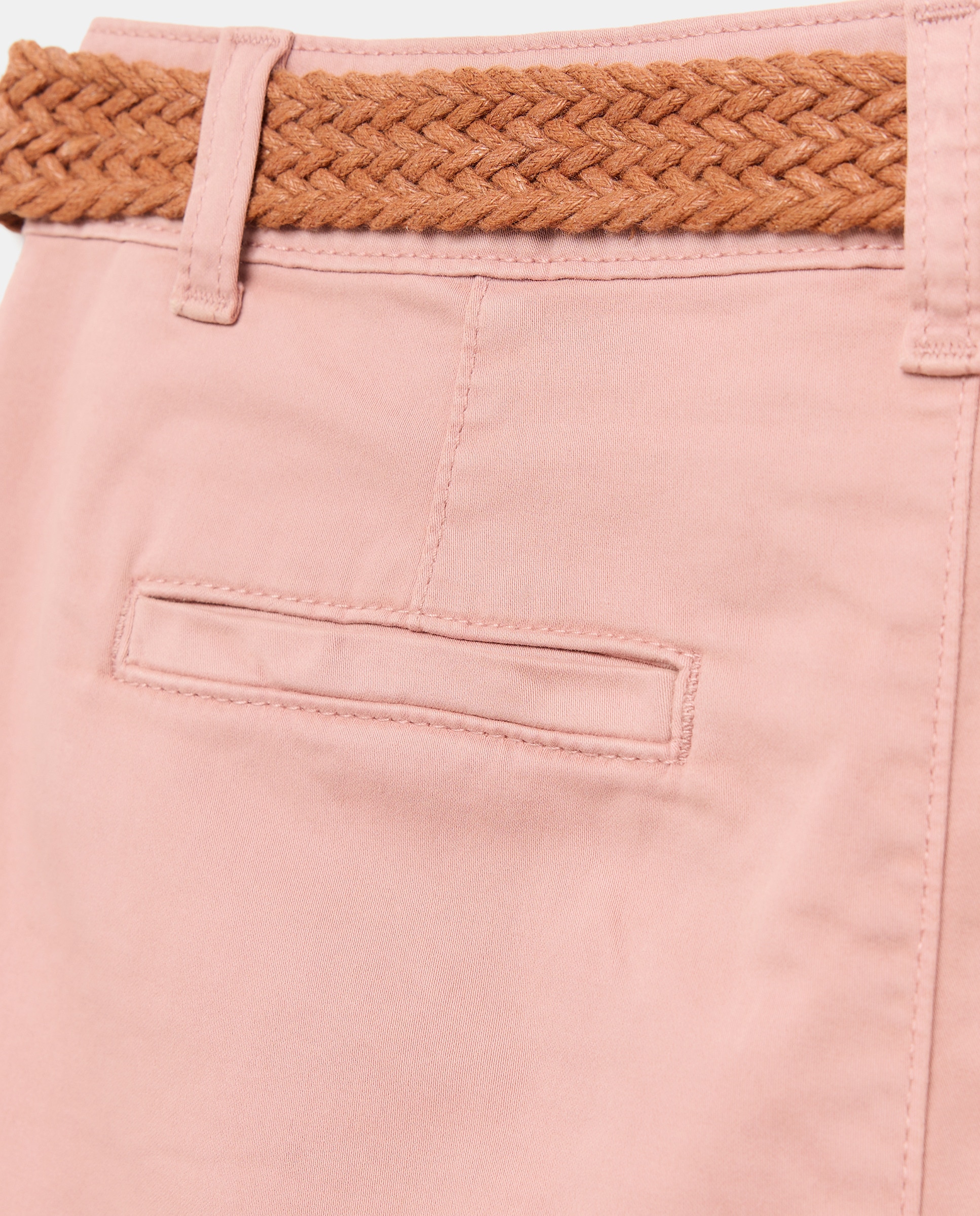 Bermudas com Cinto 200 Rosa-5